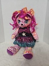 Build A Bear BAB Honey Girl HG Rainbow Pink/Orange Hair 20  Plush