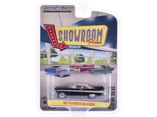 1957 Plymouth Belvedere Jet Black Series 6 1/64 Showroom Floor by Greenlight