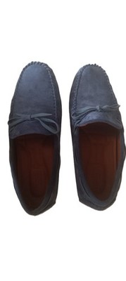 Dan John Avion Halbschuhe Wildleder blau Größe 43 neuwertig