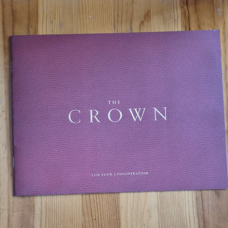The Crown Netflix For Your Consideration Awards Promotional TV Flyer