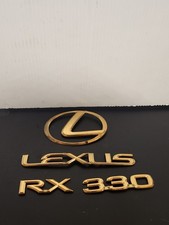 Lexus Gold 2005 Rx330 Rear Trunk Emblem Logo Badge Oem Lexus Gold 2005 Rx330 Rear Trunk Emblem Logo Badge Oem