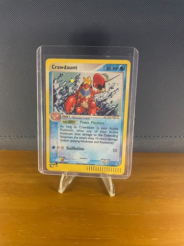 2003 Pokémon TCG Crawdaunt 3/97 Dragon E-Reader Holo Rare Vintage K MP