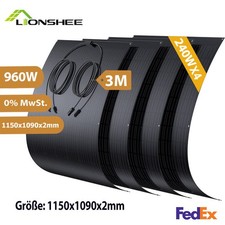 0% MwSt 1150x1090x2mm Flexibel Solarmodul 960...
