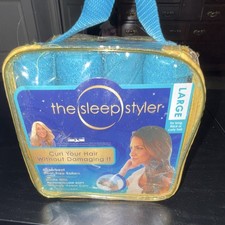 The Sleep Styler Large Heat-Free Absorbent Foam Rollers for Long Curly Hair