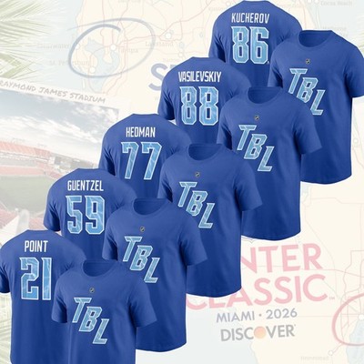 Tampa Bay Lightning 2026 NHL Stadium Series Player: Kucherov, Guentzel, Hedman