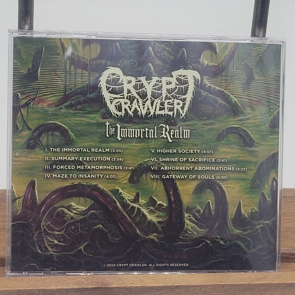 Crypt Creeper The Immortal Realm 2024 Independent Metal CD Press Excellebt Disc! Foto 2 de 4