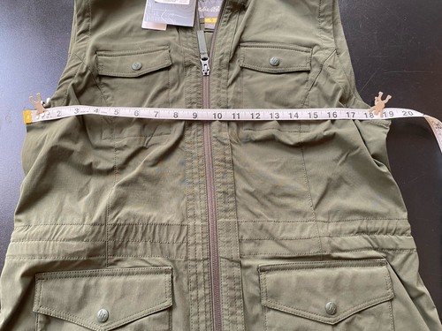 Eddie Bauer Flexion Grande Verde Nueve Bolsillos Ropa Exterior/Chaleco - Imagen 4 de 6