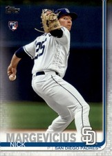 2019 Topps Update #US249 Nick Margevicius RC San Diego Padres