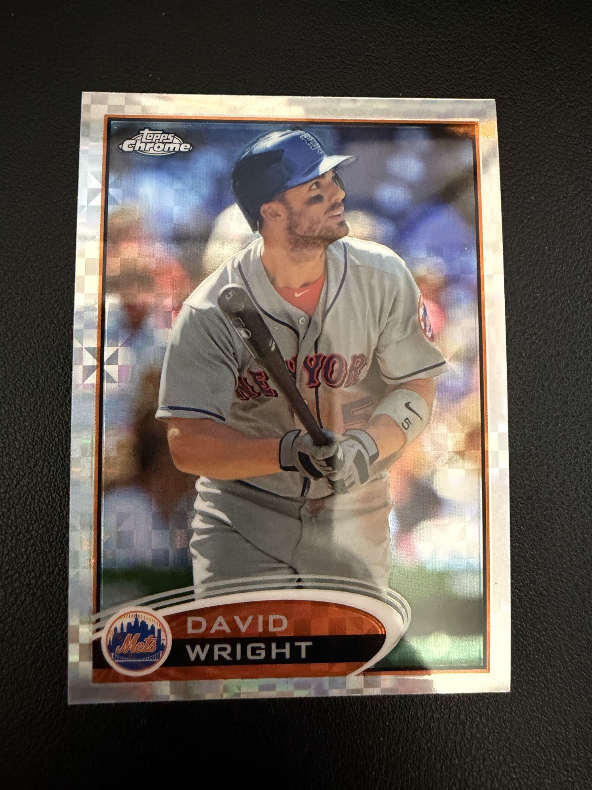 2012 Topps Chrome Refractor #41 David Wright New York Mets