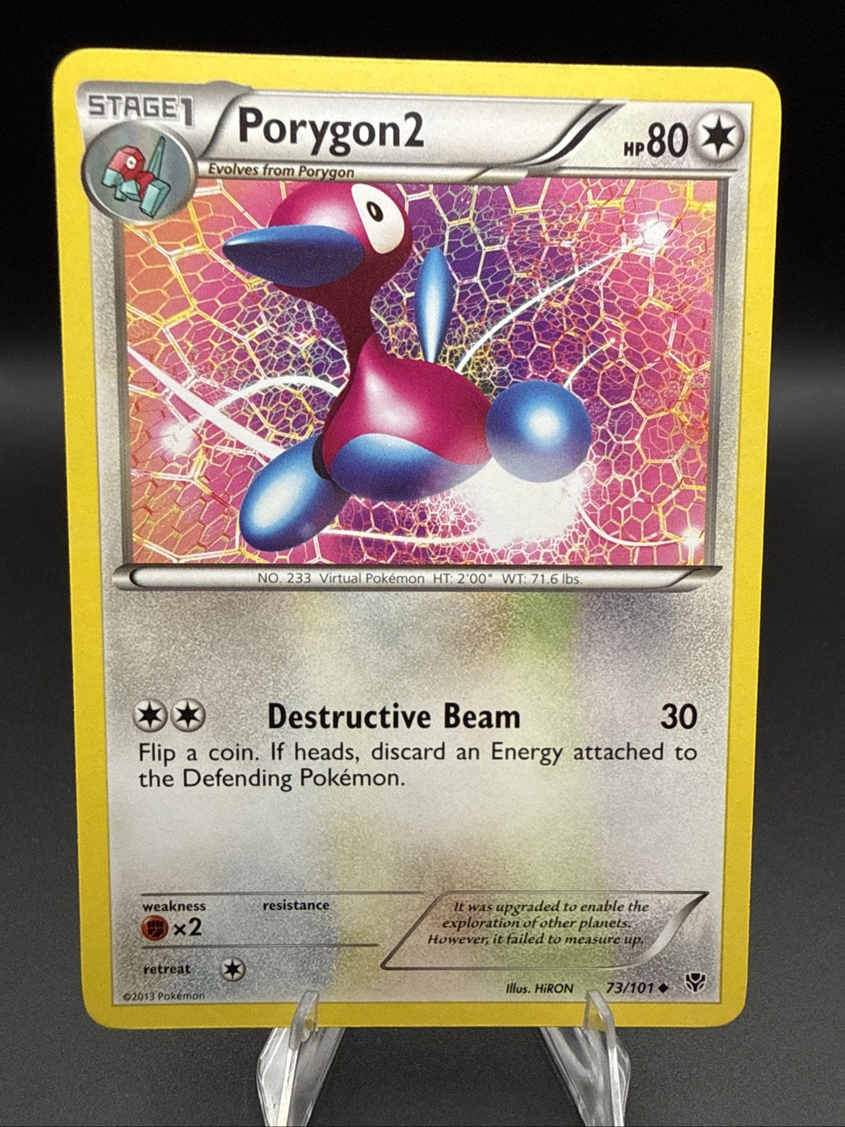 Porygon2 73/101 Pokemon Plasma Blast TCG English NM