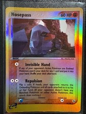 Nosepass 18/109 Rare Ruby & Sapphire Pokemon Reverse Holo Moderately Played on eBay