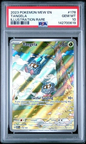Tangela 178/165 Sv: Scarlet & Violet 151 Holo PSA 10 GEM MINT