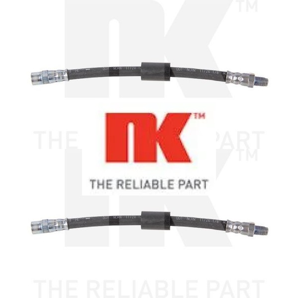 2X Bremsschlauch NK 851518 2 BremsschläUche Rechts Links Hinterachse FüR BMW-image