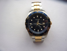 Bulova Men's 98A200 Blue face Gold/ and Silver Wristbans wristWatch