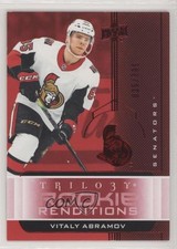 2019 Trilogy Rookie Renditions Red Foil 35/799 Vitalii Abramov Vitaly #RR-2 0c6