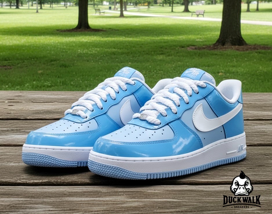 Nike Air Force 1 '07 LV8 Shoes Psychic Blue White HV9405-400 Men's
