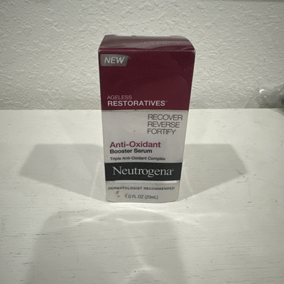 Neutrogena Ageless Restoratives Anti-Oxidant Booster Serum 1oz HTF Discontinued
