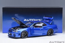 Autoart 77462 1/18 NISMO R34 GT-R Z-TUNE BAYSIDE BLUE Diecast Model Car