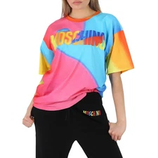 Moschino Logo-Print Oversized T-Shirt