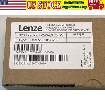 Lenze E82EV251_2C200 Frequency Inverter 8200 Vector E82EV251K2C200 US Seller NEW