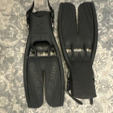 Scubapro Twin Jet Black Water Sport Fins Diving Snorkeling Swimming Gear