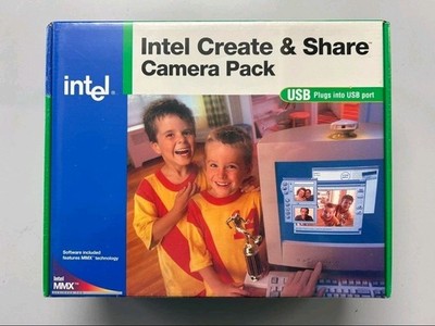 Intel  Create & Share Camera Pack MMX Technologie Software Neu Versiegelt !...