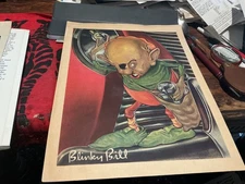 Famous Gremlins You Should Know, 1943 Esso Advertising Plates Car Problems