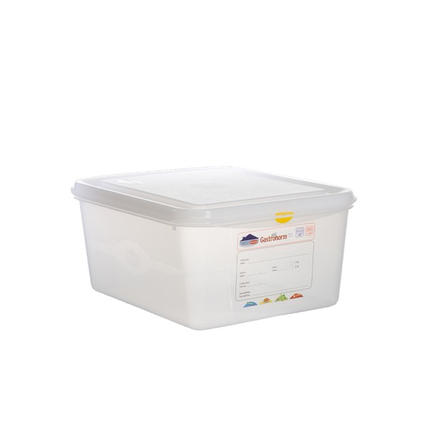 GenWare Gastronorm Storage Clear Food Container 1/2 150mm Deep 10L  Pack of 6