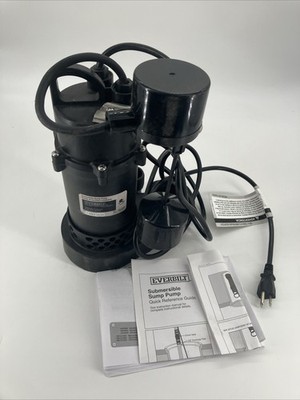 Everbilt 1/4 HP Aluminum Submersible Sump Pump Vertical Switch HDSP25V
