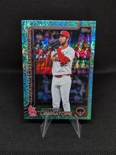 2025 Topps Update Series - Matthew Liberatore #US185 Aqua Sandglitter Foil