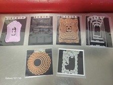 METAL DIE CUTS  Paper Card Art Crafting  FRAME DESIGNS  Lot of 6  GUC  B 