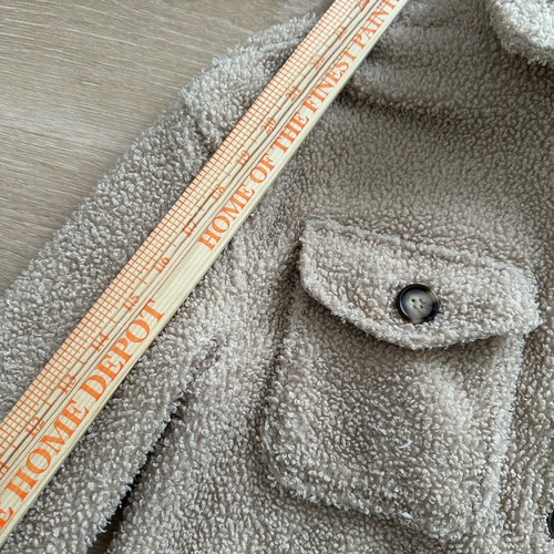 Women's Bagatelle Collection Ivory Color Sherpa Faux Cozy Teddy Jacket Size XS - Picture 4 of 9