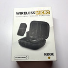 Rode Wireless Micro Ultra-Compact Wireless Mic Kit USB-C for iPhone/iPad Black