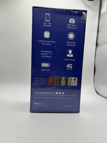 Telefono Android 11 rosso Sky Devices Elite J55 NUOVO/SIGILLATO - Foto 3 di 3