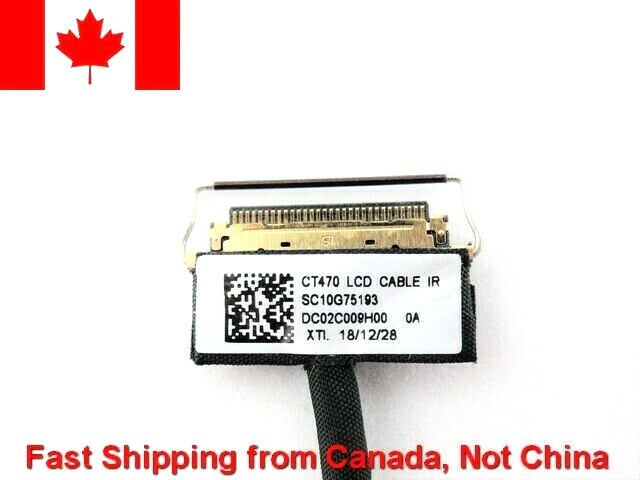 Lenovo ThinkPad A475 A485 LCD Display Video IR Cable 00UR487 00UR488 SC10G75193