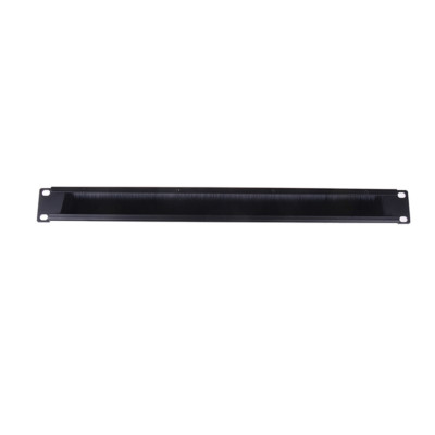 1U 19''rack mount it network cabinet brush panel bar slot for cable managemen^^i