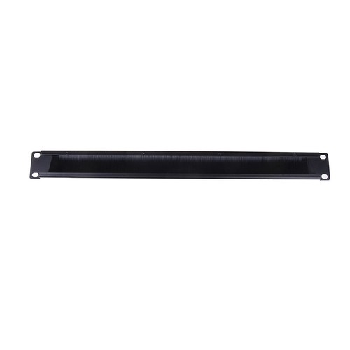 1U19''rack mount it network cabinet brush panel bar slot for cable managemen. b - Afbeelding 1 van 6