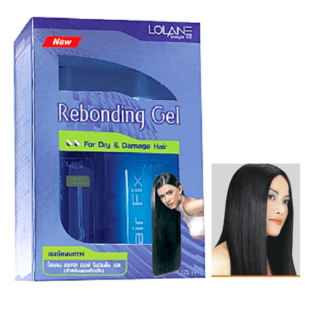Lolane Set Kit Straight Off Rebonding Gel For Dry And Damage Hair