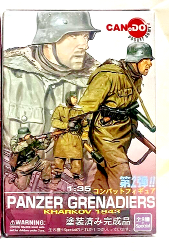 Cando 1/35 Soldaten - WWII Barbarossa 1941 Winter Panzer Grendaiers x 4 Figur - Bild 1 von 5