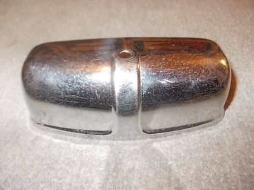 Used Chrome License Plate Light HOUSING COVER for Lucas Plate Light - Foto 4 di 6