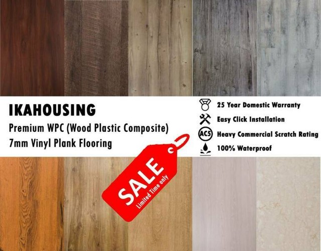 7mm Wpc Vinyl 0 5mm Wear Layer Waterproof Laminate Flooring