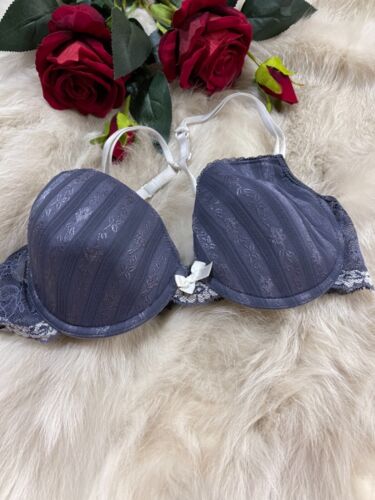 Passionata gray padded underwired  BRA size us34c it3c eu75c   - Picture 1 of 9