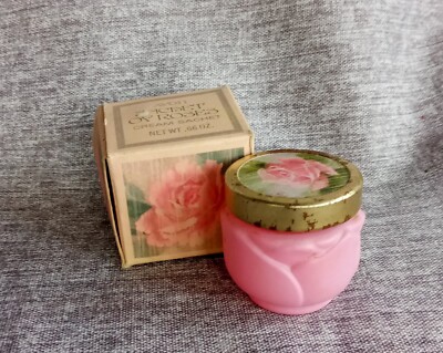 Avon Sachet of Roses Glass Jar Boxed