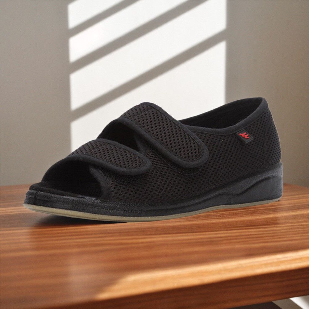 APL Sandali donna diabetici sandali punta aperta sandali larghi da passeggio per interno esterno