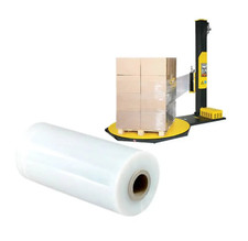 20" x 5000FT Machine Length Stretch Film Wrap 75 Gauge King Hand Wrap - 4 Rolls