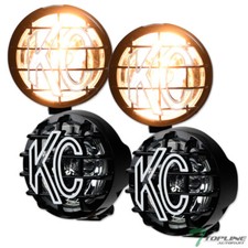 Tlaps 2x Kc Hilites 100w 6 Apollo Pro Halogen Off-road Fog Lights Wwiring T13