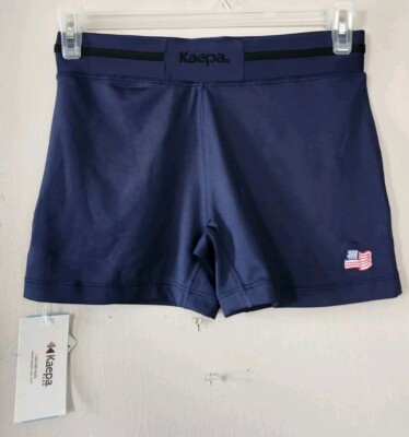 NWT Kaepa Women s Size Large L Navy USA Compression Short Lycra Cheer Sports