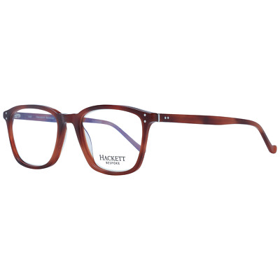 Hackett Bespoke Glasses Frames Men's Brown Rectangular Blue Light Blocking HEB25