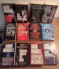 David Morrell- Lot of 12 Paperbacks-Thrillers- Good condition-Discounted 40%!