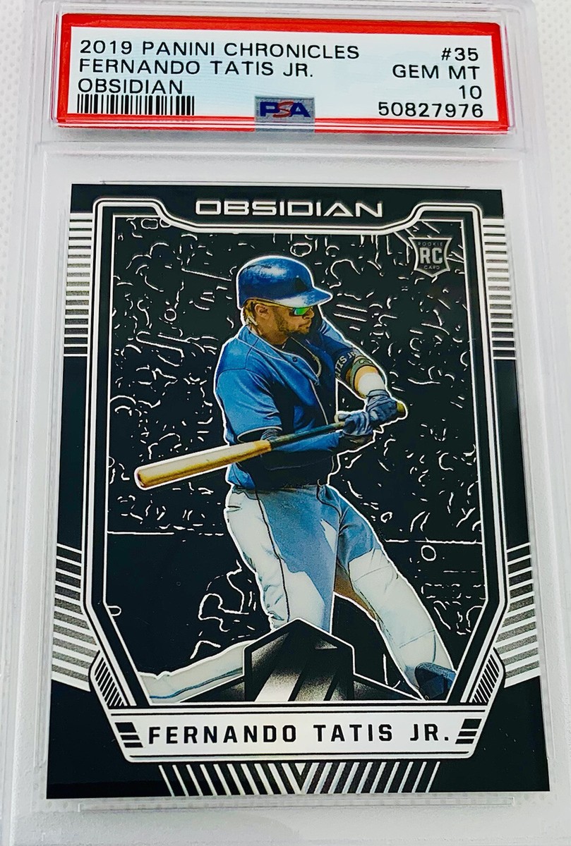 2019 Panini Chronicles Obsidian Fernando Tatis Jr. RC Rookie PSA